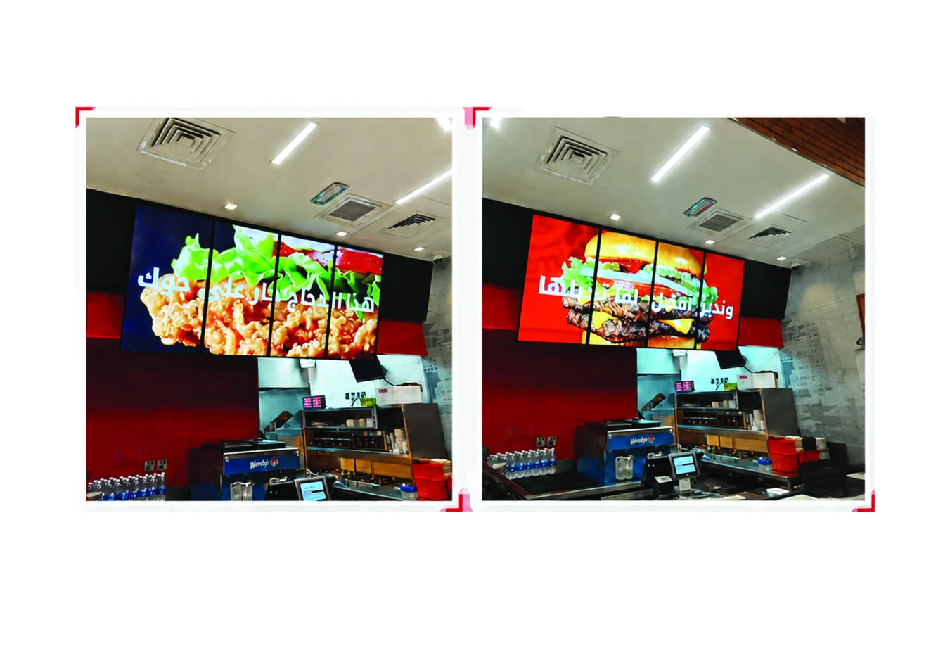 Wendy’s — Digital signage
