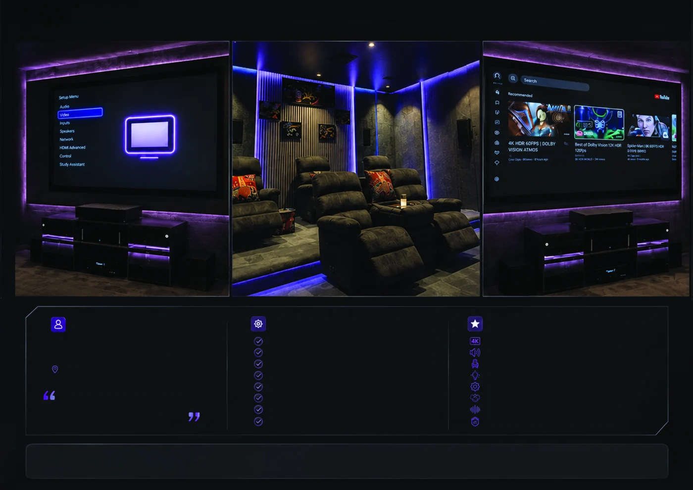 Abdullah Ali Abbas — Private Cinema — Home cinema